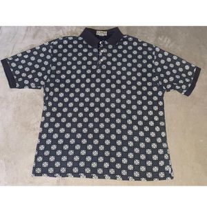 VTG 90’s Men’s IZOD Polo Checkered Pattern Large